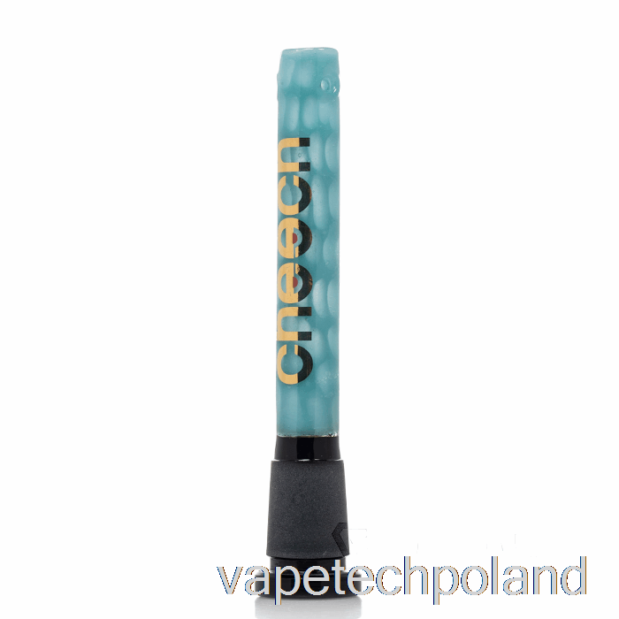 Vape Shop Warszawa Cheech Glass 4-calowy Trzonek O Strukturze Plastra Miodu Jasnoniebieski
